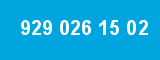 929 026 15 02 929 026 15 02